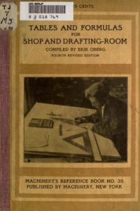 Tables and Formulas for Shop and Drafting Room