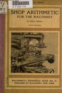 Shop Arithmetic for The Machinist