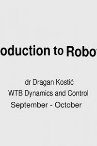 محاضرة بعنوان Introduction to Robotics