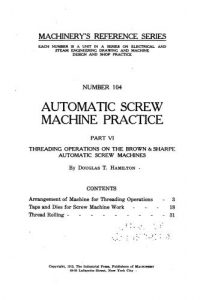 Automatic Screw Machine Practice – Part VI