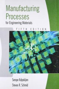 محاضرات من كتاب Manufacturing Processes for Engineering Materials
