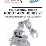 Educational Robot – Robot Arm Hobby V3 – Mounting Instructions – Model RA2-HOBBY