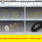 كورس تعليم رسم السطوح باستخدام برنامج أنفنتور – Mastering Autodesk Inventor – Surfacing Course