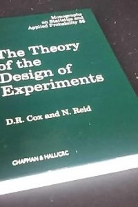 The Theory of the Design of Experiments
