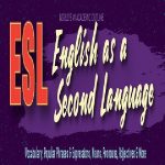ملف متكامل لأساسيات اللغة الإنجليزية – ESL – English as a Second Language
