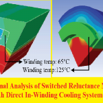 بحث بعنوان Thermal Analysis of Switched Reluctance Motor with Direct In-Winding Cooling System