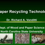 محاضرة بعنوان تكنولوجيا إعادة تدوير الورق – Paper Recycling Technology