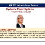 محاضرة بعنوان Hydraulic Power Systems