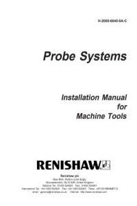 Installation Manual for Machine Tools