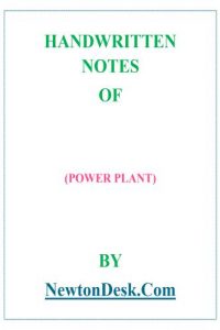 Handwritten Notes of Power Plant